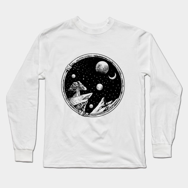 Evening Long Sleeve T-Shirt by ALVNMSTQM